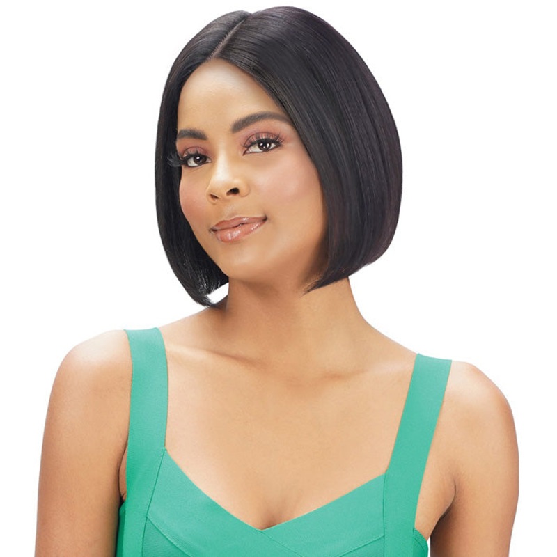 Zury Sis Brazilian Remy Glueless 13×4 HD Lace Front Wig – HRH-BRZ FP LACE ST 10″ – 100% Virgin Remy Human Hair NATURAL
