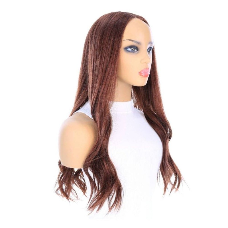 24″ Divine Lace Top Topper Auburn Zig Zag Lace Front