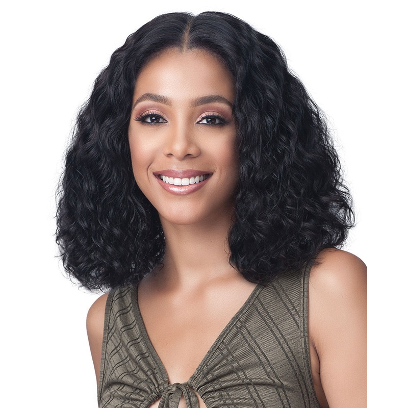 Anita | Lace Front Human Hair Wig by Bobbi Boss Natural