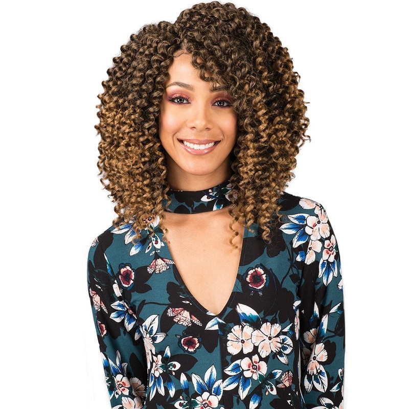 Bobbi Boss Crochet Hair – Brazilian Deep Twist 10″ 1 JET BLACK
