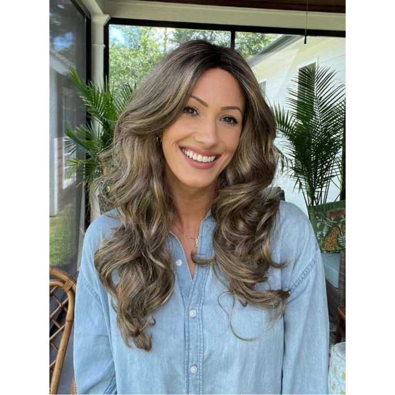 Brianna | Synthetic Lace Front Wig (Mono Top) ALMOND-BREEZE