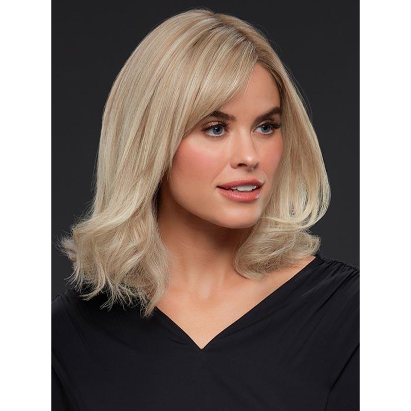 Carrie Petite | Human Hair Lace Front Wig (Mono Top) 1B