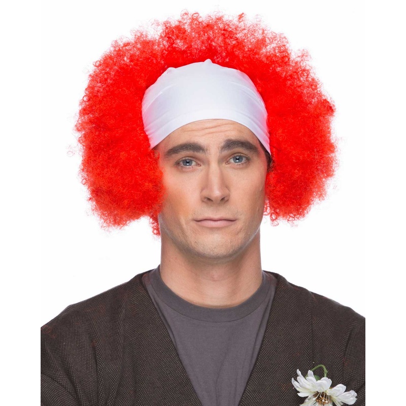 Curly Bald Clown (Homey Bald Clown) | by Sepia Costume Wigs Red