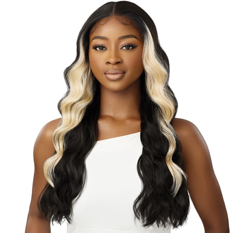 Outre Perfect Hairline Synthetic Hair Glueless 13×5 HD Lace Front Wig – ELANOR DR4/VANCRM