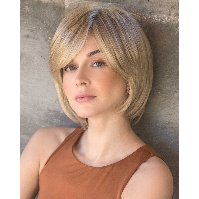 Tate (Exclusive) | Lace Front & Monofilament Synthetic Wig by Amore Cashmere Brown-SR