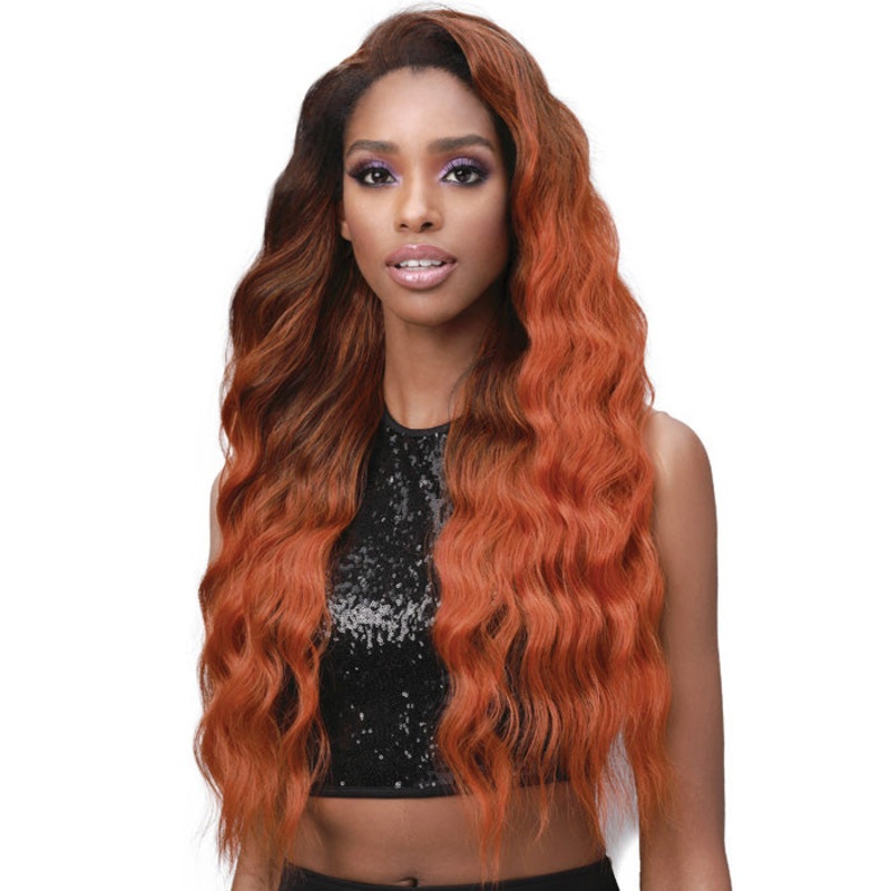 Bobbi Boss Miss Origin Human Hair Blend Fullcap Wig MOGFC005 BEACH WAVE 1
