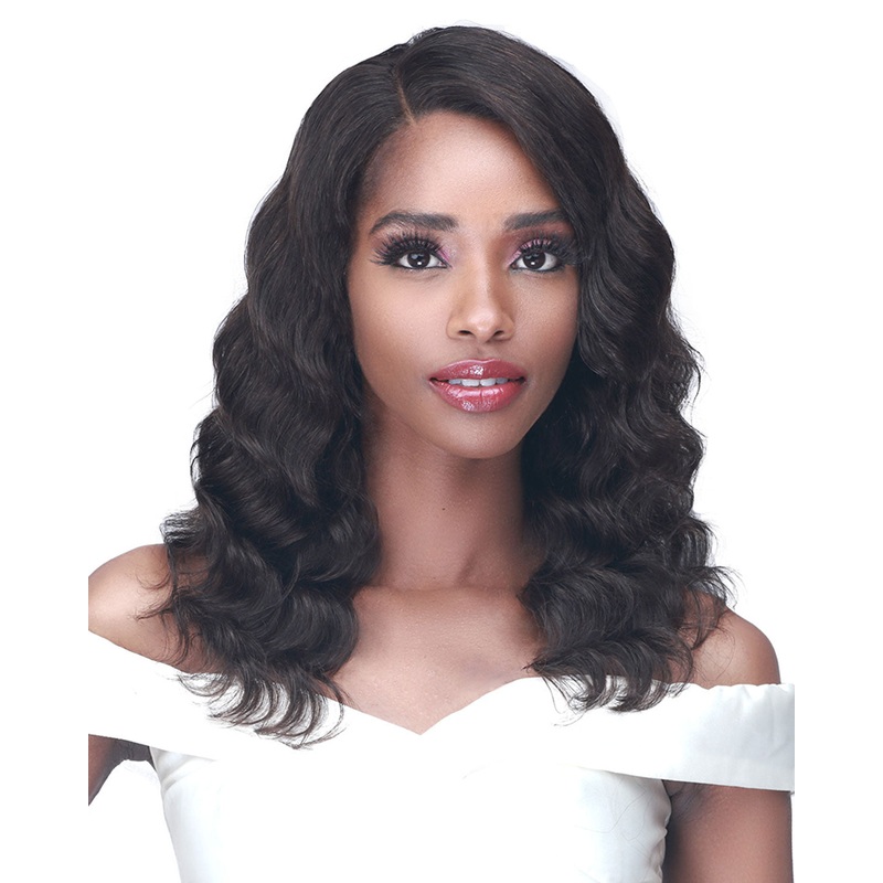 Hayden | Lace Front Human Hair Wig by Bobbi Boss Natural