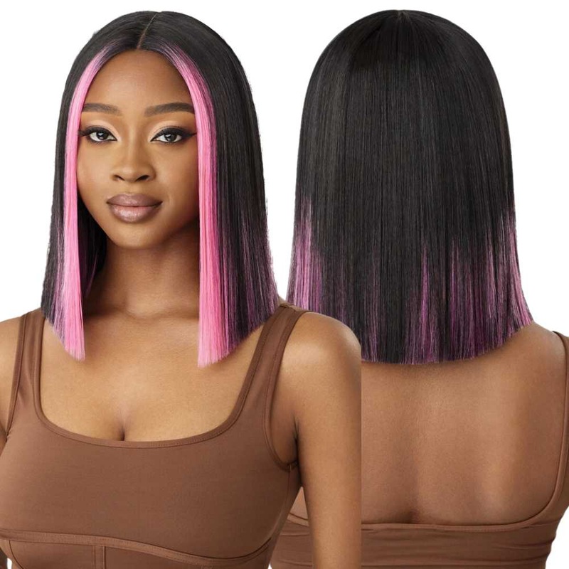 Outre Color Bomb Synthetic HD Lace Front Wig – Gala 1 JET BLACK
