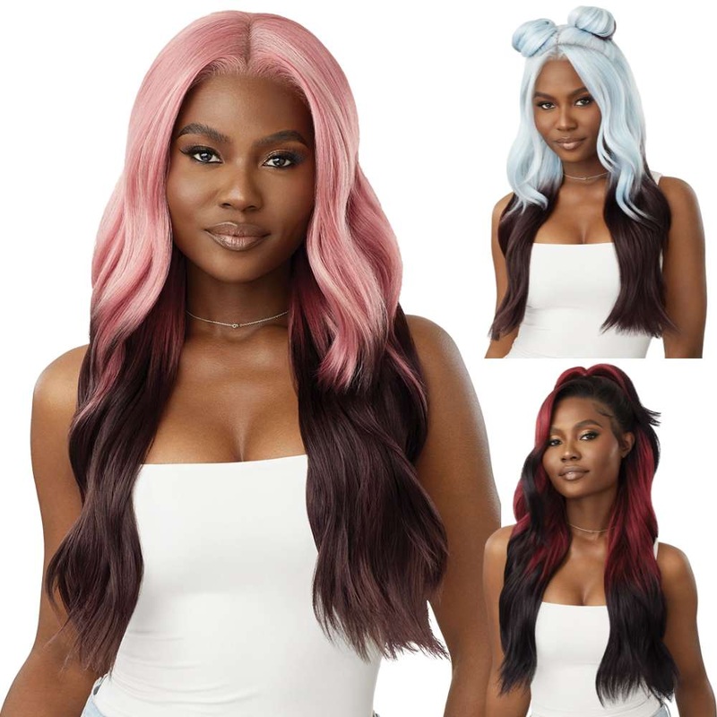 Outre Perfect Hairline 13X6 Lace Frontal Wig – Jaanay 1 JET BLACK