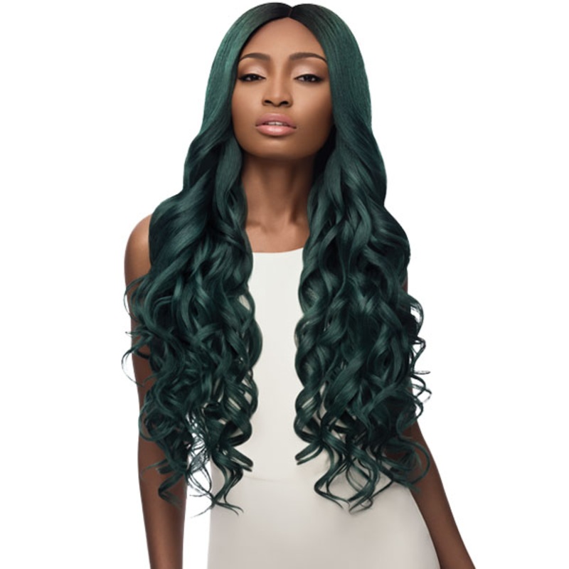 Outre Synthetic Hair I Part Swiss Lace Front Wig SERENA 32 Inch 1