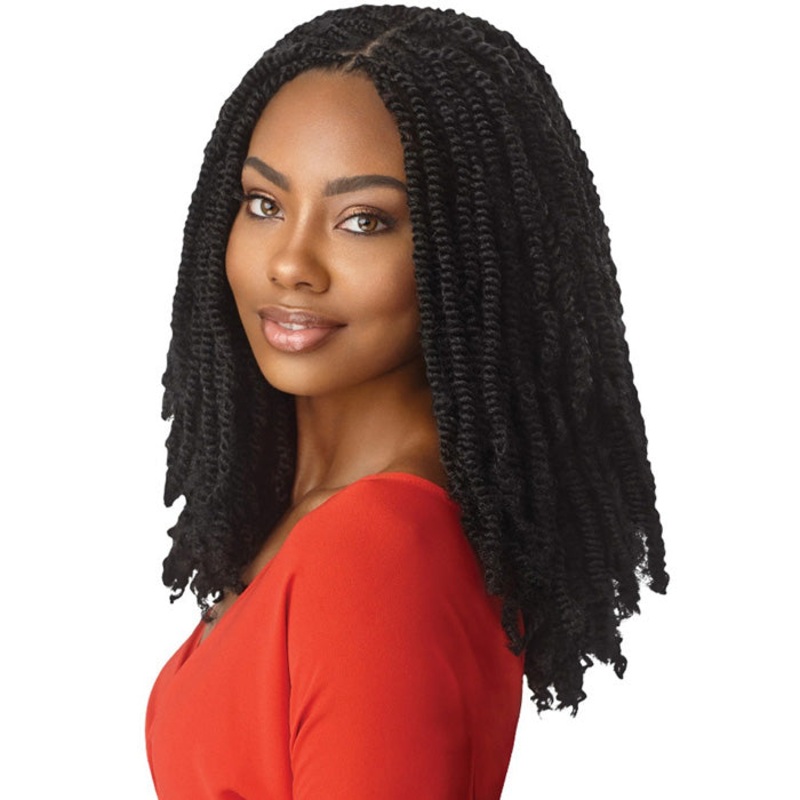 Outre X-Pression Twisted Up Crochet Braid – 3X SPRINGY AFRO TWIST 16″ 1