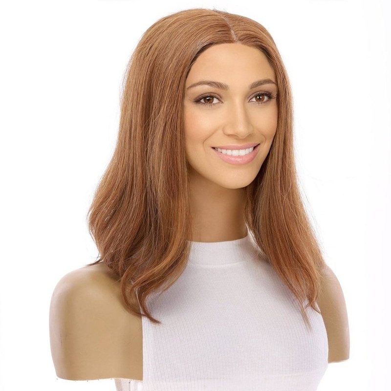 16″ Divine Lace Top Topper Copper Zig Zag Lace Front