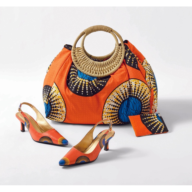 Celia’s Slingback by EY Boutique BLUE MULTI 11W