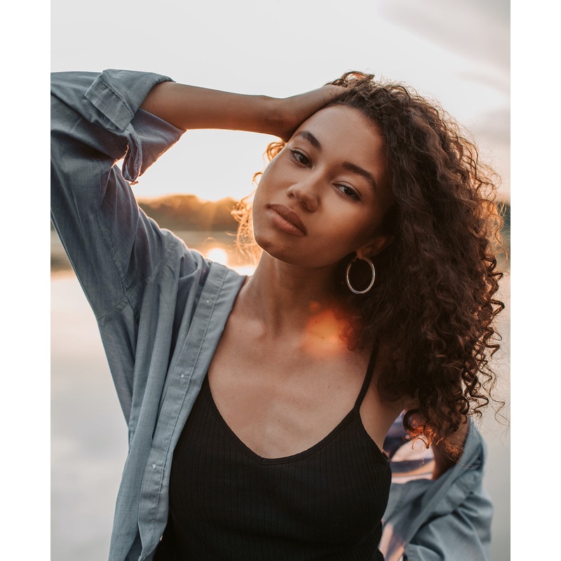 curly clip-in extensions starter set (#6).