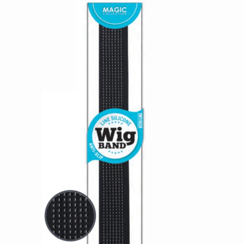 Magic Collection Line Silicone Anti Slip Wig Band BLACK  ( 2291LINS)