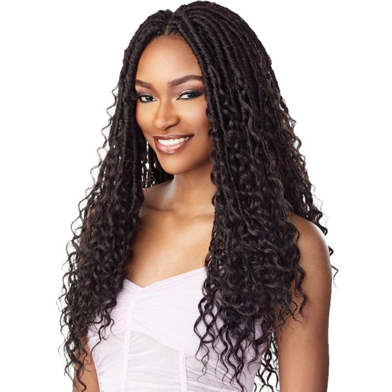 Sensationnel Lulutress Pre-Looped Crochet Braid – 3X BOHEMIAN LOCS 20″ 1
