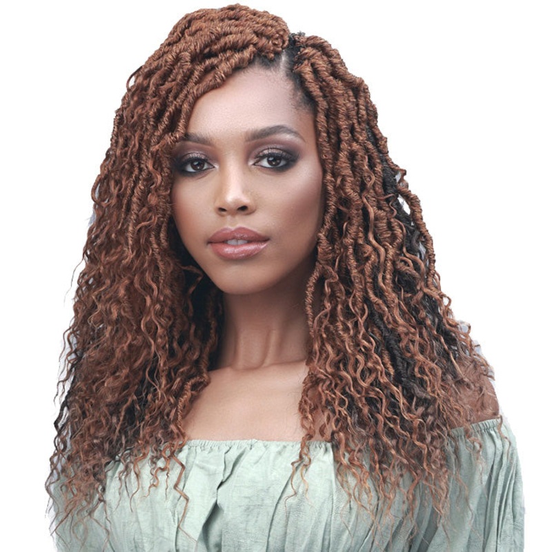 Bobbi Boss Crochet Braid – 2X NU LOCS FRENCH DEEP BOHO STYLE 14″ 613