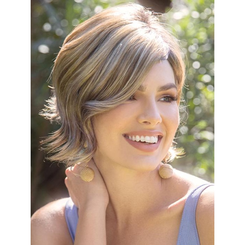 Hallie | Synthetic Lace Front Wig (Basic Cap) CAFFE-MACCHIATO