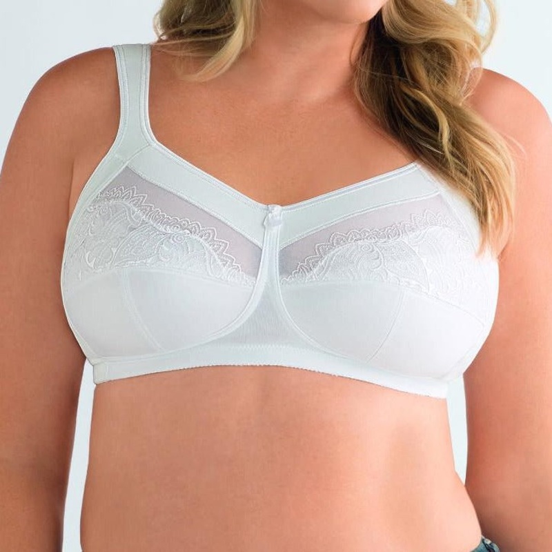 Isadora Wire-free Bra – White | Amoena White A 34