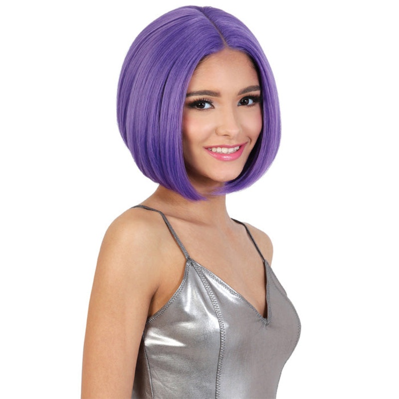 Motown Tress Glam Touch Lace Glueless Human Hair Blend HD Deep Part Lace Front Wig – HBL GISEL FHGNGR/BLD