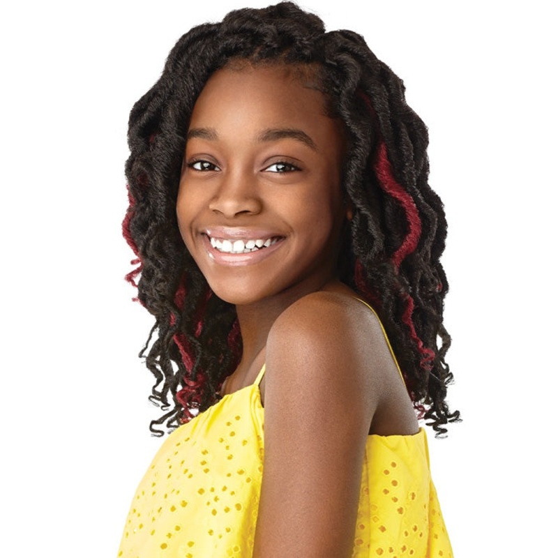 Outre X-Pression LiL Looks Crochet Loop Braid – WAVY BAHAMA LOCS 10″ BU