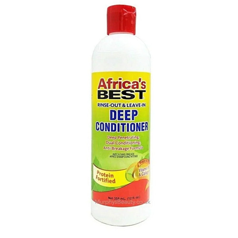 Africa’s Best Rinse-Out & Leave-In Deep Conditioner 12 oz 12oz