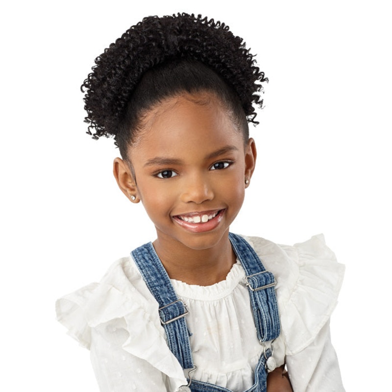 Outre Lil Looks Drawstring Ponytail – SPRINGY COILS 8″ 1