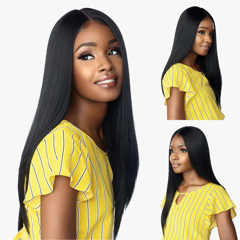 Sensationnel Dashly Synthetic Lace Front Wig – Lace Unit 10 1 JET BLACK