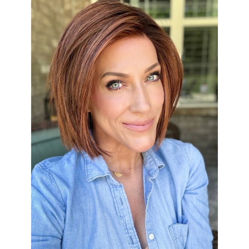 Lia II | Synthetic Lace Front Wig (Mono Part) CANDY-BLONDE-ROOTED