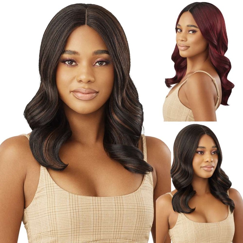 Outre The Daily Wig Style & Dash Lace Part Wig – Daily 10 1 JET BLACK