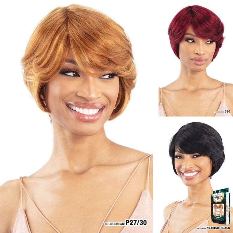 Shake-N-Go Golden 100% Human Hair HD Lace Front Wig – Olivia NATURAL