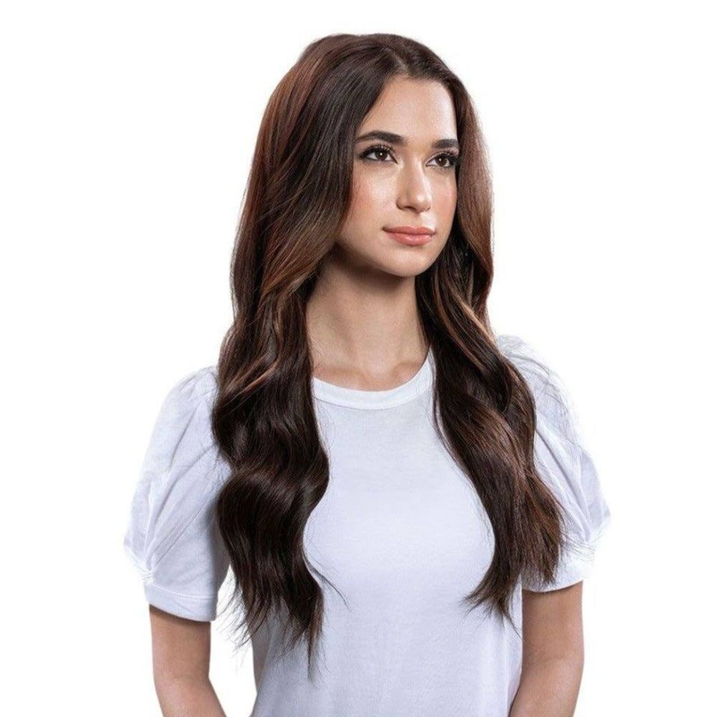 24″ U-Shape Wig Dark Brown