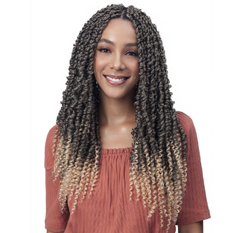 Bobbi Boss Crochet Braid – 2X NU LOCS SPRING TWIST 18 1