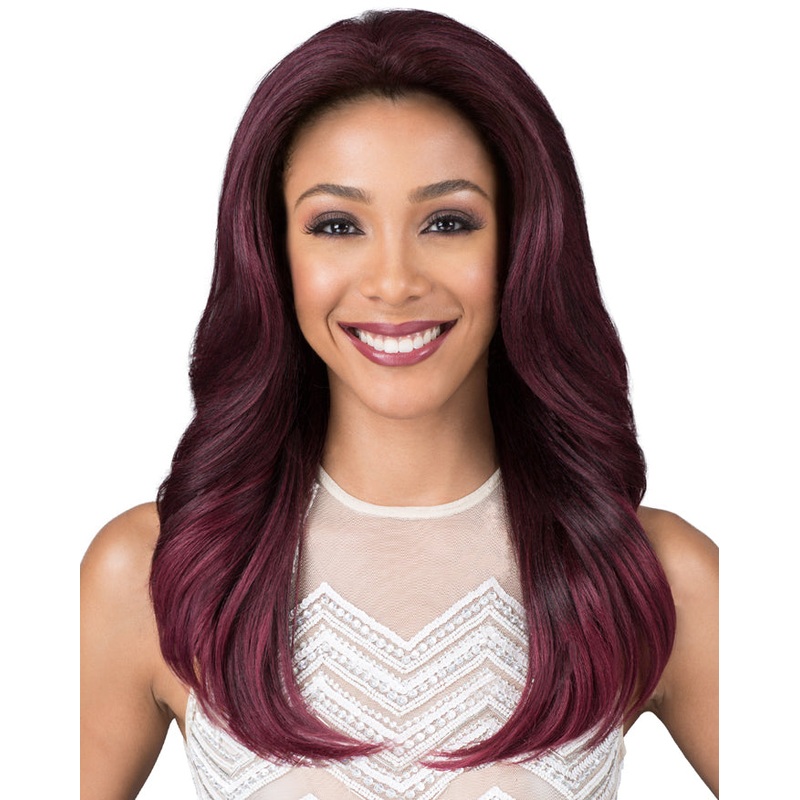 Bobbi Boss Synthetic 7″x4″ Hand-Tied Swiss Lace Front Wig MLF510 LILLIAN TT/OLMBLU