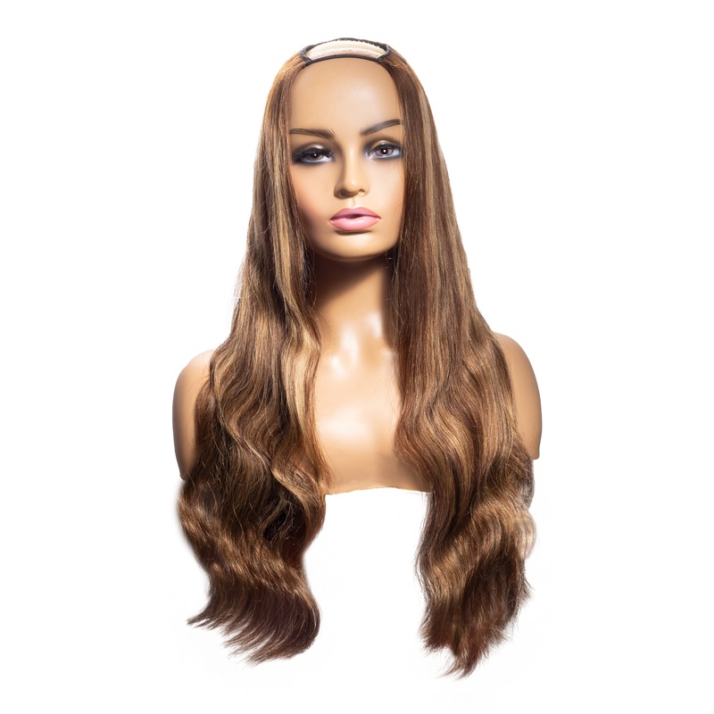 Caramel Blend U-Part Wig 22″
