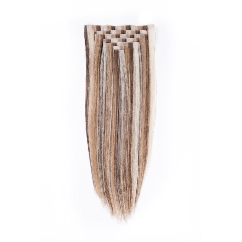 Invisible Clip Ins Vanilla-Blend 18″