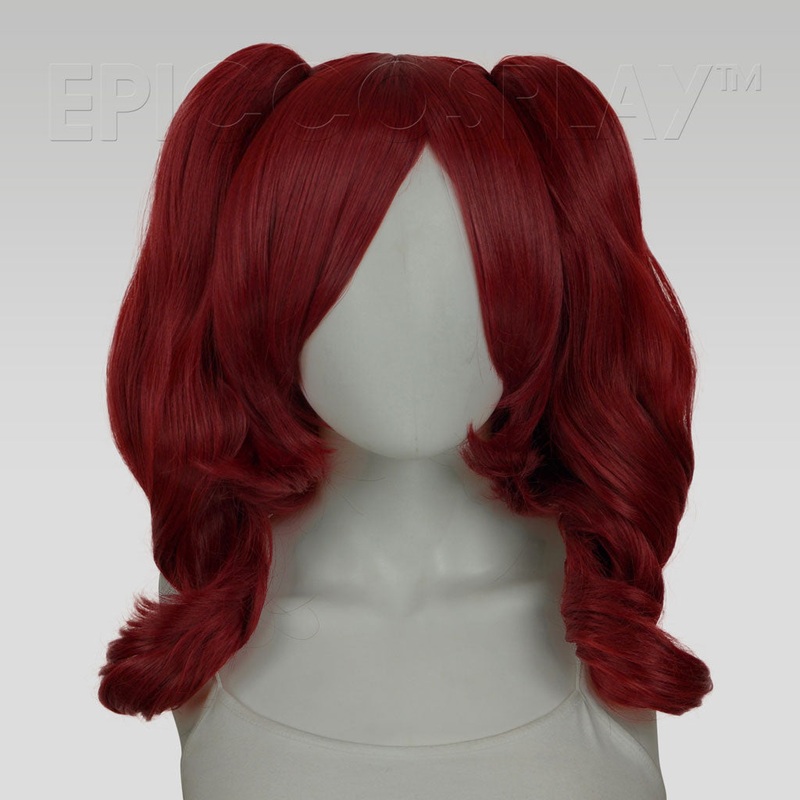Rhea – Burgundy Red Wig