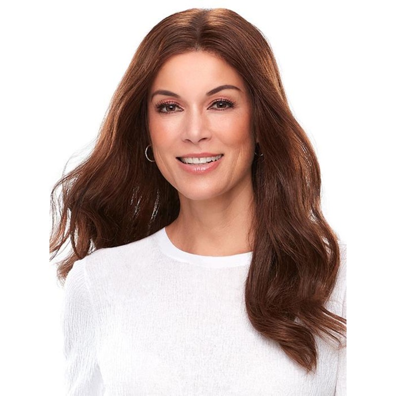 Top Smart HH 18″ | Lace Front Remy Human Hair Topper (Mono Top) 1B