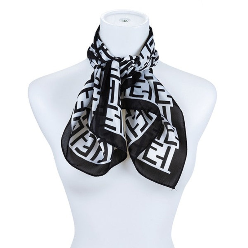 MULTI USE FASHION SCARF IVORY/IVIV Os