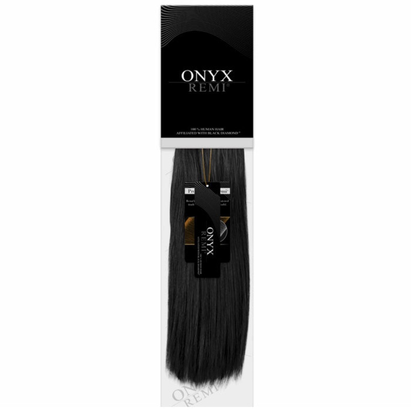 Onyx Remi 100% Human Hair Weave – STRAIGHT YAKI 8-24″(Machine-Tied) 8 1