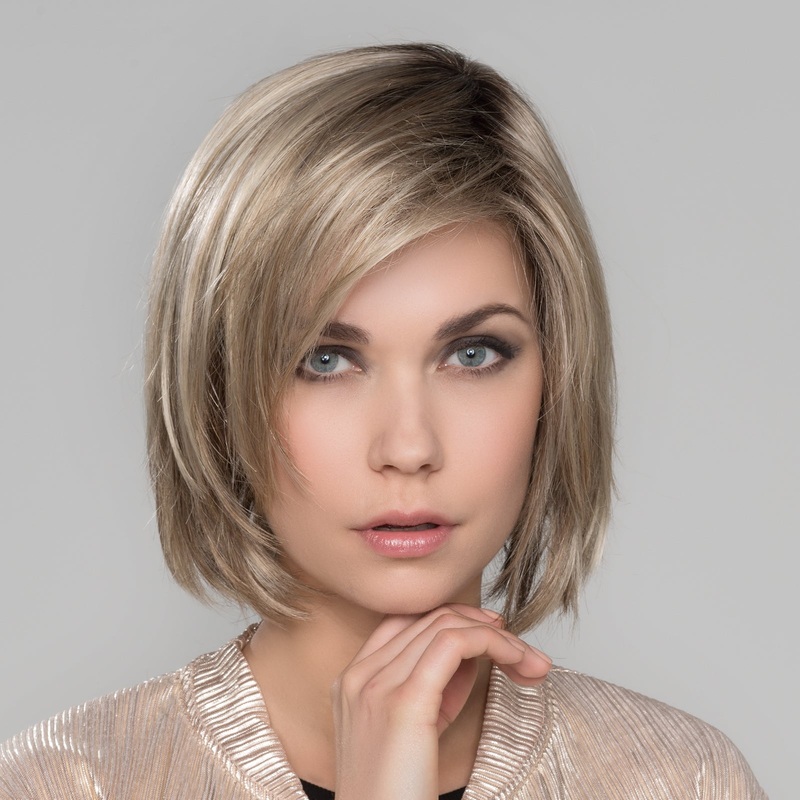 SMOKE HI MONO | Synthetic Lace Front Wig | Ellen Wille SANDY BLONDE ROOTED Petite/Average