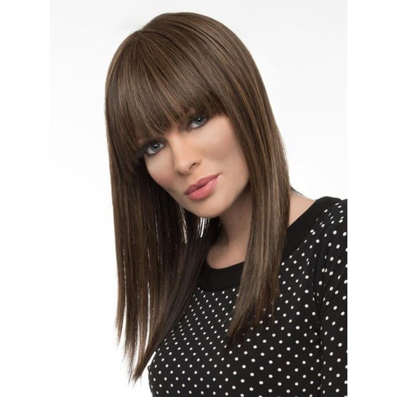 Taryn | Human Hair/ Synthetic Blend Wig (Mono Top) BLACK