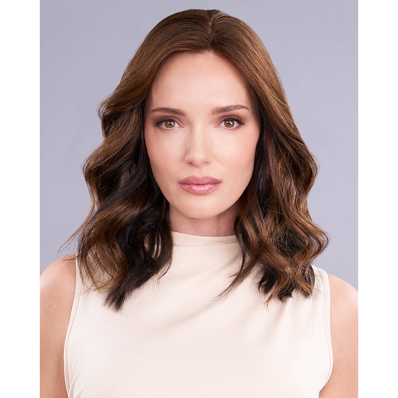 Top Form Lace HH 14 inch | Lace Front & Monofilament Remy Human Hair Topper by Jon Renau 10H24B