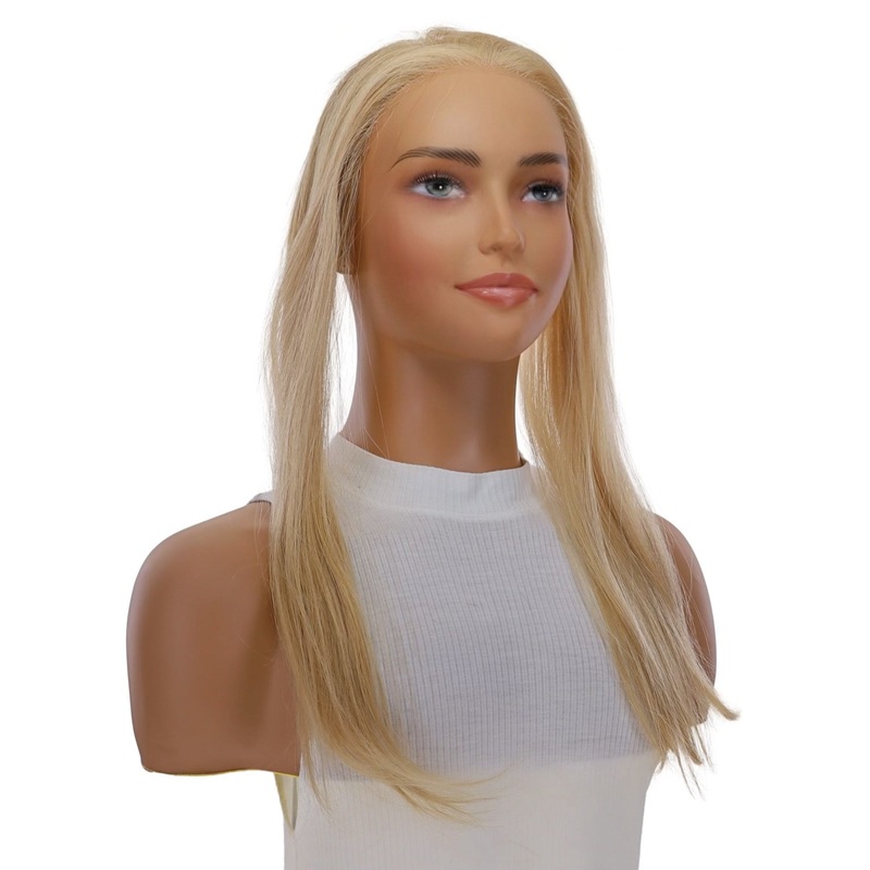 16″ Hairline Topper #Golden Blonde w/ No Rooting 3 cm