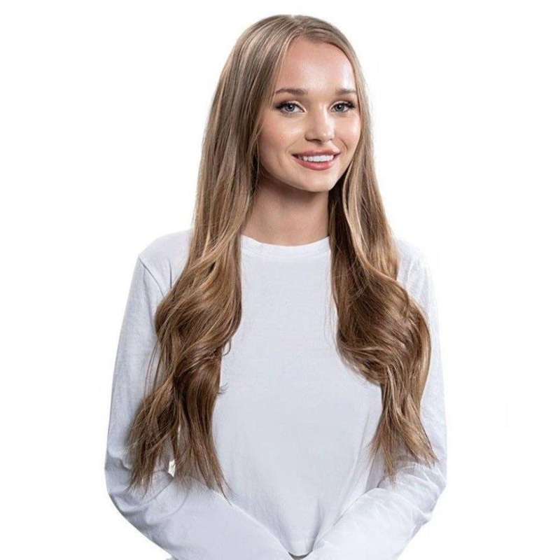 24″ U-Shape Wig Medium Blonde