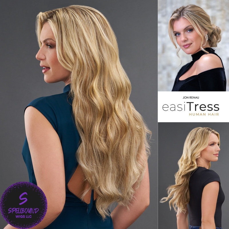 easiExtensions 20″ Human Hair Extensions – easiTress Human Hair Collection by Jon Renau 1B