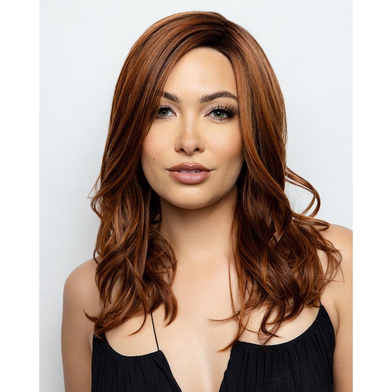 Leoni | Lace Front & Monofilament Part Synthetic Wig by Alexander Autumn Sunrise
