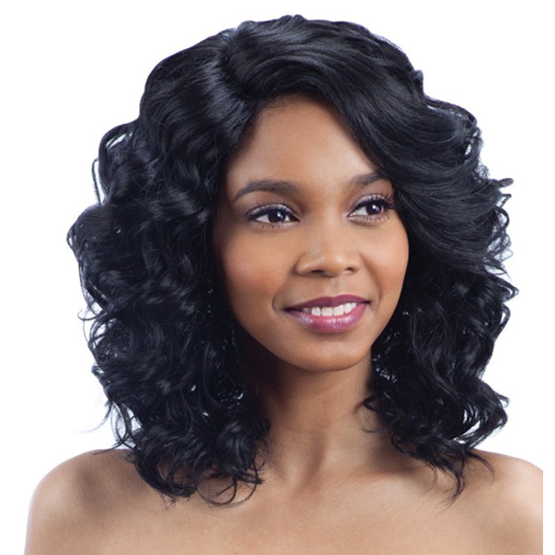 Model Model Synthetic Deep Invisible L Part Lace Front Wig – FLASH MEADOW 1