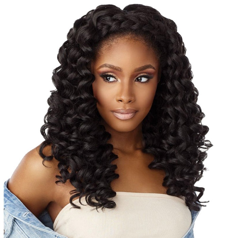 Sensationnel Curls Kinks Textured Clip-Ins 9 pcs – WILD ONE 14″ 1