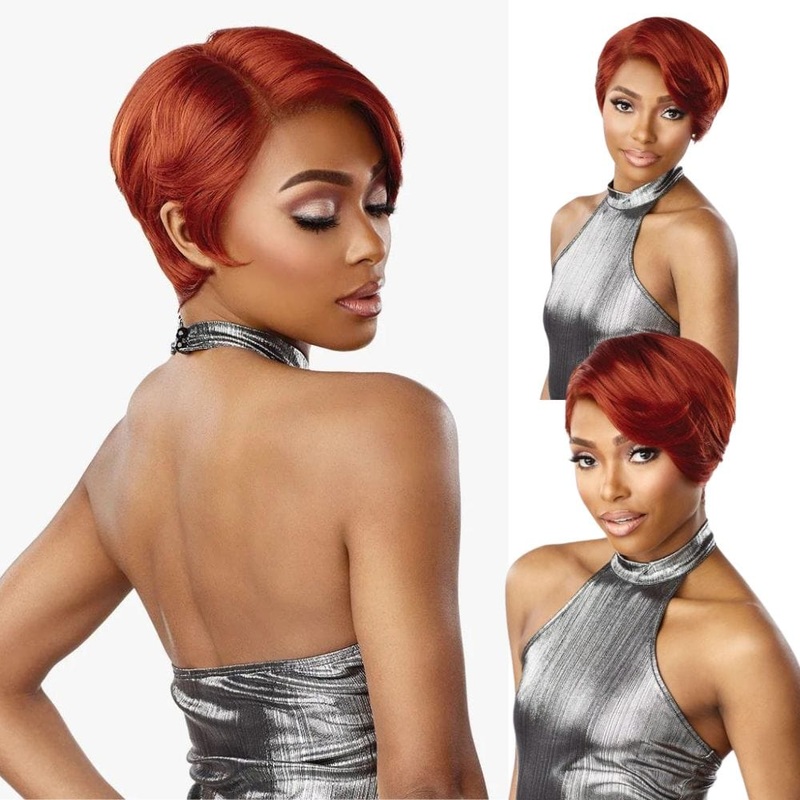 Sensationnel Shear Muse Texturized Lace Front Wig – Noura 1 JET BLACK
